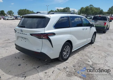 2025 Toyota Sienna Xle z USA, uszkodzony, nr VIN 5TDYRKEC4SS267312